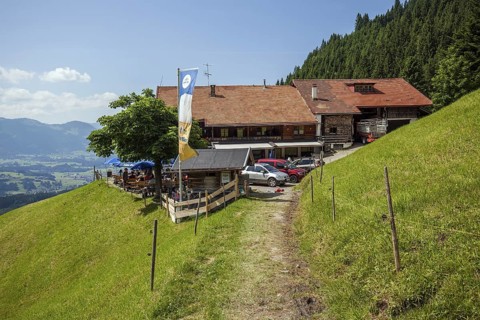 Berggasthof GaiÃŸalpe, near Oberstdorf, OberallgÃ¤u, AllgÃ¤u Alps, AllgÃ¤u, Bavaria, Germany