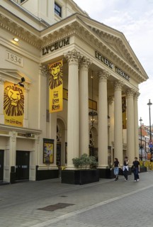The Lion King showing at the Lyceum Theatre, Wellington Street, The Strand, central London,