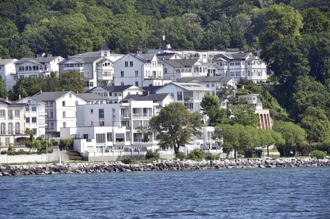 Houses with spa architecture in Sassnitz on RÃ¼gen, Mecklenburg-Vorpommern, Germany