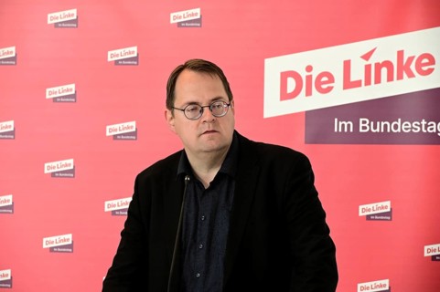 Sören Pellmann, Co-Chairman of the Left Party parliamentary group in the Bundestag, at the weekly