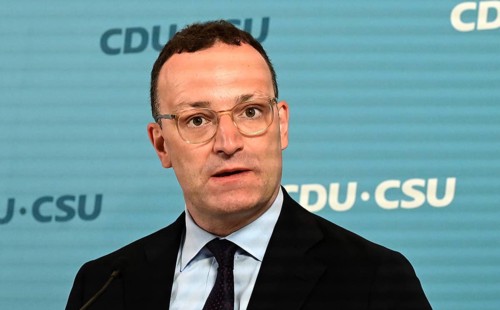 The Chairman of the CDU/CSU parliamentary group, Jens Spahn (CDU), and his deputy Alexander