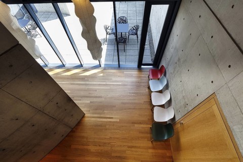 Conference pavilion, conference building, architect Tadao Ando, Vitra Campus, Vitra Design Museum,