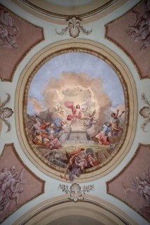 Ceiling fresco with the Resurrection of Christ, Parish Church of St Peter and Paul, KirchstraÃŸe