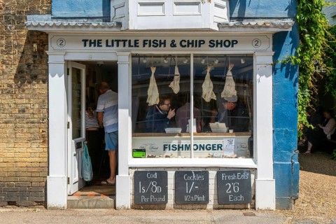 The Little Fish and Chip Shop, Southwold, Suffolk, England, UK