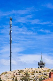 Telecommunications transmission mast and observation tower, Lysekil, BohuslÃ¤n, VÃ¤stra Götalands