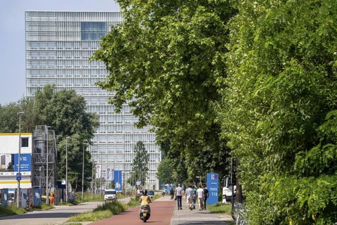 The new building of the Dutch Institute for Public Health and the Environment, RIVM, in the Science
