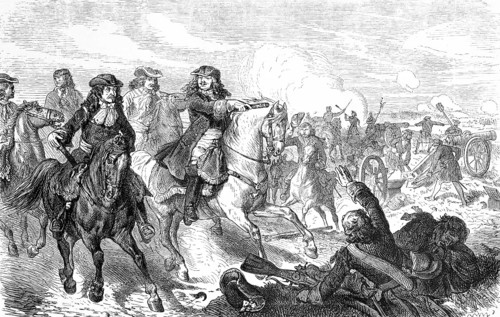 The victorious Great Elector Frederick William at the Battle of Fehrbellin (1675), Brandenburg's