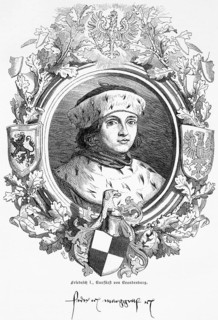 Portrait of Frederick I Elector of Brandenburg (1371-1440) Hohenzollern, Elector of the Holy Roman
