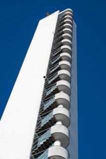 Tower and Olympic Rings 1952, Olympic Stadium or Finnish Olympic Stadium, architects Yrjö Lindegren