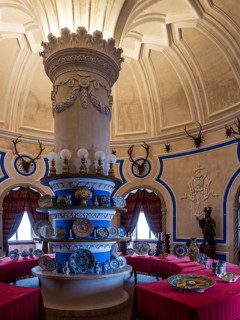 Interior of the palace Palácio Nacional da Pena, Sintra, Portugal