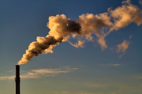 View of EnBW power plant and waste incineration plant Stuttgart-Münster, combined heat and power