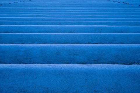 White film prevents purple and green asparagus heads, controls the start of harvest, snow on