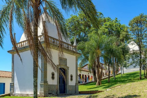 Chapel in the sanctuary of Bom Jesus do Matosinhos in the city of Congonhas, Minas Gerais,