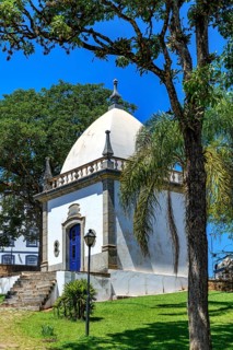 One of the many chapels in the sanctuary of Bom Jesus do Matosinhos in the city of Congonhas, Minas