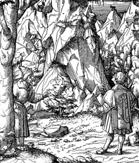 Chamois hunting in the Alps at the time of Emperor Maximilian I (1459-1519), hunting, chamois,
