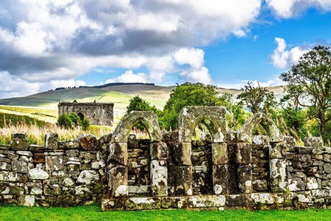 The Chapel at Hermitage, Hermitage Castle, Hermitage Water, Liddesdale, Roxburghshire,