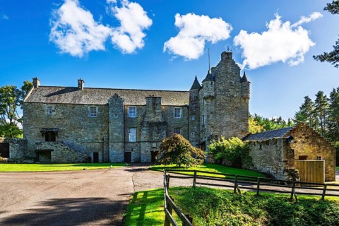 Ferniehirst Castle, Oxnam, Jedburgh, Scottish Borders, Roxburghshire, Scotland, UK