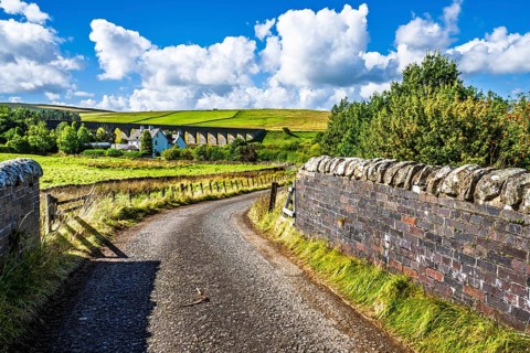 Shankend Viaduct, Hawick, Scottish Borders, Scotland, UK