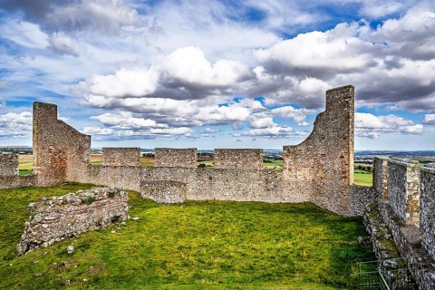 Hume Castle, Greenlaw, Scottish Borders, Scotland, UK