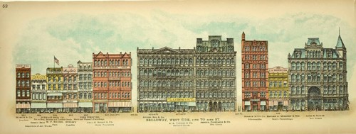 Broadway, West Side, 17th to 20th Street, New York, Manhattan, America, USA, historic, authentic,