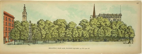 Broadway, East Side, Madison Square, 23th to 25th Street, New York, Manhattan, America, USA,