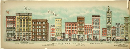 Broadway, West Side, 14th to 17th Street, New York, Manhattan, America, USA, historic, authentic,