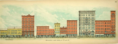 Broadway, East Side, 31th to 34th Street, New York, Manhattan, America, USA, historic, authentic,