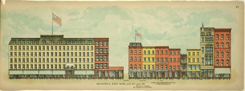 Broadway, East Side, 27th to 29th Street, New York, Manhattan, America, USA, historic, authentic,