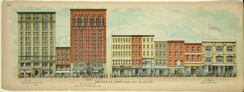 Broadway, West Side, 25th to 27th Street, New York, Manhattan, America, USA, historic, authentic,