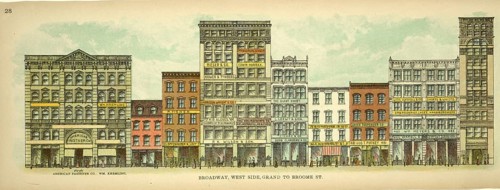 Broadway, West Side, Grand to Broome Street, New York, Manhattan, America, USA, historic,