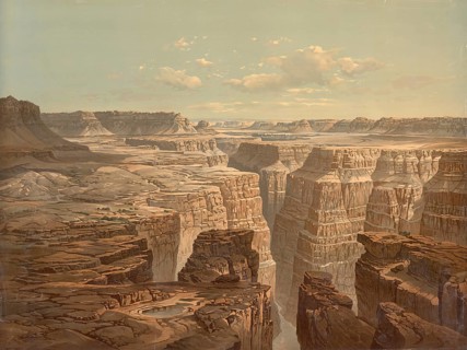 Grand Canyon around 1890, Arizona, America, school picture, authentic reproduction of a school