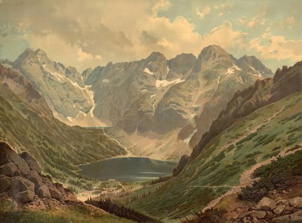 The Sea Eye, Morskie Oko, Fish Lake, in Poland is the largest and the fourth deepest mountain lake