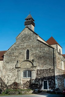 St Vincent's Abbey Church of Chantelle. Allier department. Auvergne Rhone Alpes. France