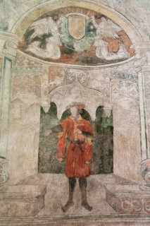 St Mazeran's Church of Bout-Vernet. St. Mazeran, creator of the original church plans. Allier