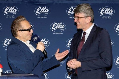 Oliver Dunk and the Federal Government Commissioner for Culture and the Media (BKM) Dr Wolfram