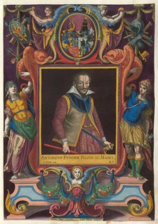 Members of the famous Augsburg Fugger family, Anton Fugger (born 10 June 1493 in Augsburg, died 14