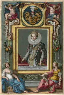 Members of the famous Augsburg Fugger family, Truchsess von Waldburg, Maria Elisabeth (1600 -