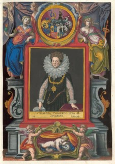 Members of the famous Augsburg Fugger family, Catharina Fugger, also known as Katharina, born 1587,