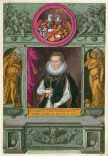 Members of the famous Augsburg Fugger family, Katharina von Helfenstein-Wiesensteig (1589 to 1638)