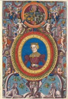 Members of the famous Augsburg Fugger family, Ursula Fugger (1530 - 1570) was a daughter of the