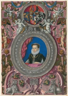 Members of the famous Fugger family in Augsburg, Maria Magdalena Fugger, born April 30, 1566 in