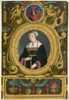 Members of the famous Fugger family in Augsburg, Sibylla Artzt, also Sibille Fugger, the woman of