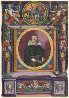 Members of the famous Augsburg Fugger family, portrait of Severin Fugger (1551 - 1601), German