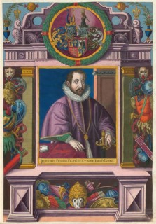Members of the famous Augsburg Fugger family, portrait of Severin Fugger the Younger (1551 - 1601),