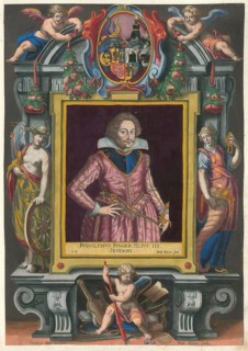 Members of the famous Augsburg Fugger family, Rudolf Freiherr Fugger (1589 - 1616), a Count of