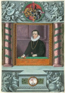 Members of the famous Augsburg Fugger family, Philipp Fugger, (1567 - 1601), married to Barbara