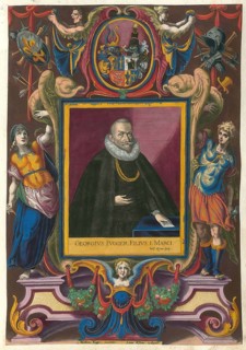 Members of the famous Augsburg Fugger family, Georg Fugger (1560 - 1634) was a German imperial