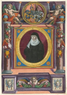 Members of the famous Fugger family in Augsburg, Maria Fugger, 1572 - 1622, daughter of Octavianus
