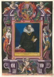 Members of the famous Fugger family in Augsburg, Fridericus Fugger, son of Philipp Eduard Fugger,