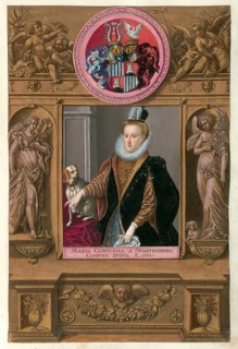 Members of the famous Augsburg Fugger family, Maria von Schwarzenberg (1572-1622), wife of